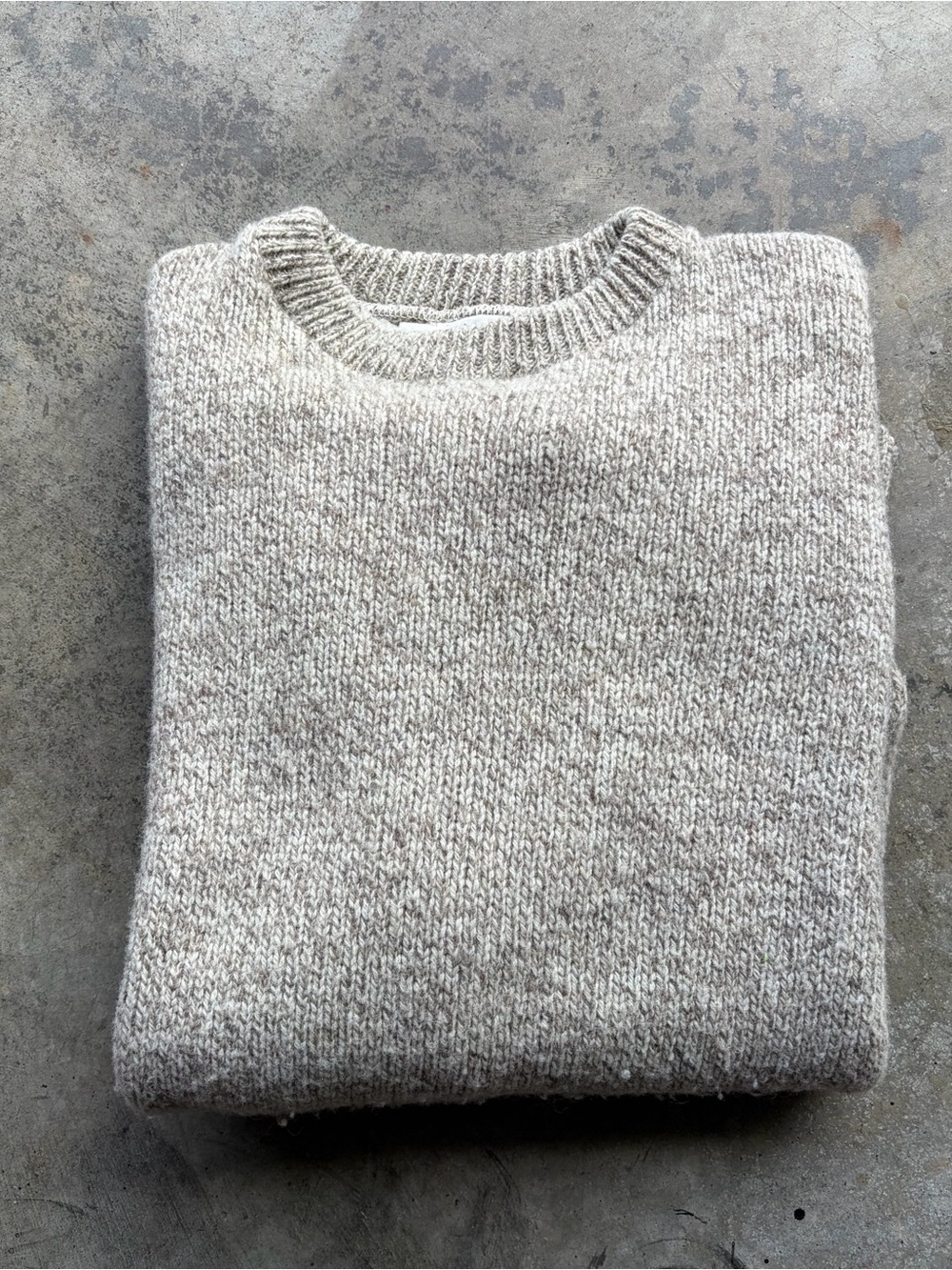 Vintage REI Wool Sweater Cream Oatmeal